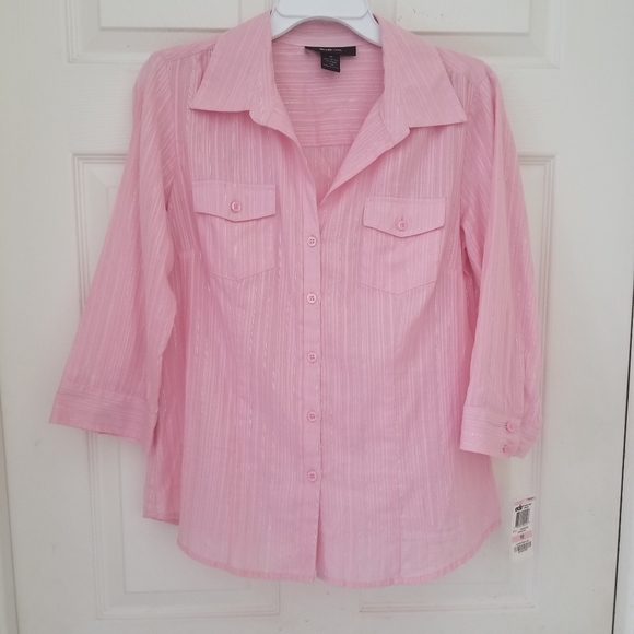 Style & Co. Tops - Style & Co pink blouse